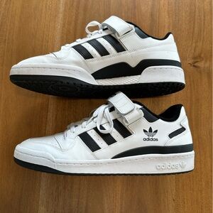 Men’s Adidas Forum Low 'White Black' - Size 14